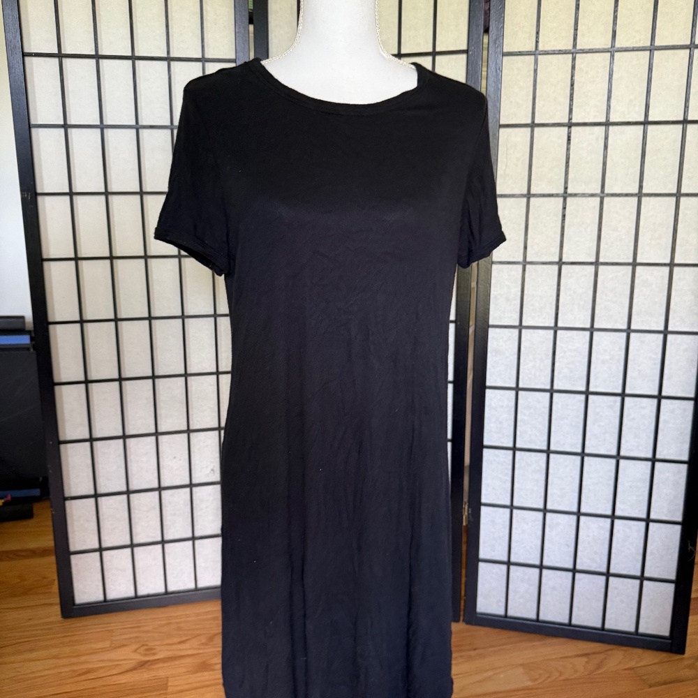 GAP Large Black T-Shirt Soft Dress Stretch
